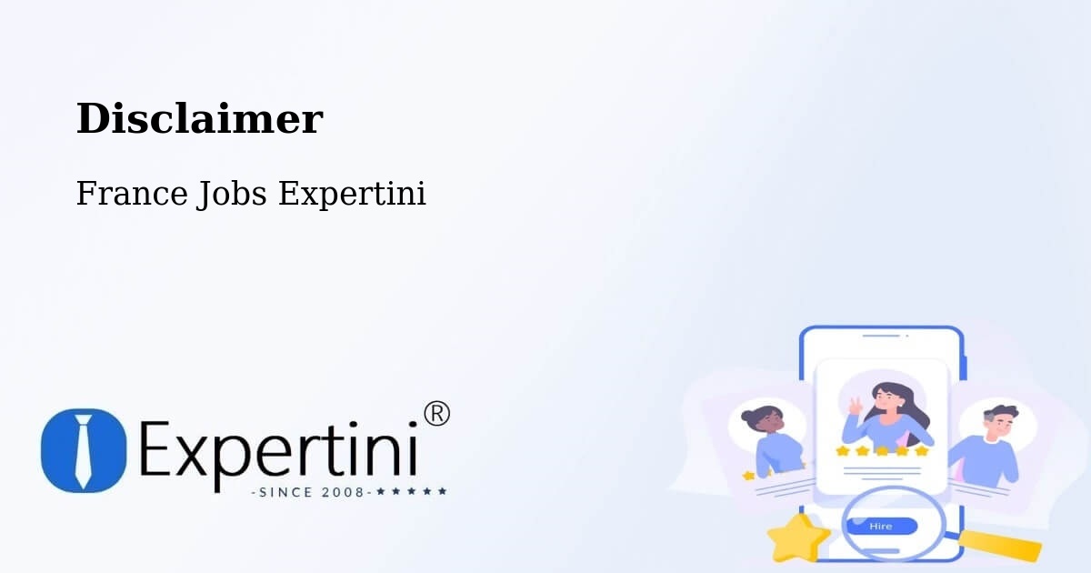 Disclaimer – Lormont - France Jobs Expertini